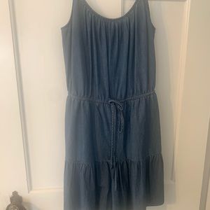 Express Jean skort only worn once! Spaghetti strap